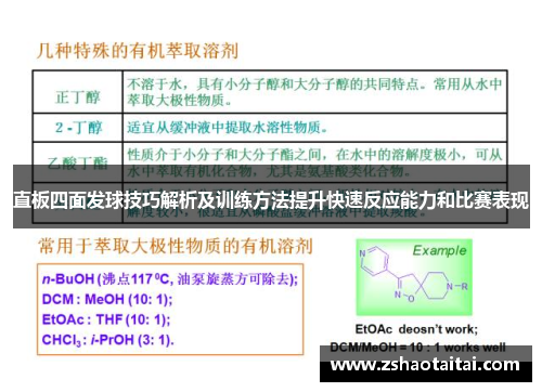 直板四面发球技巧解析及训练方法提升快速反应能力和比赛表现